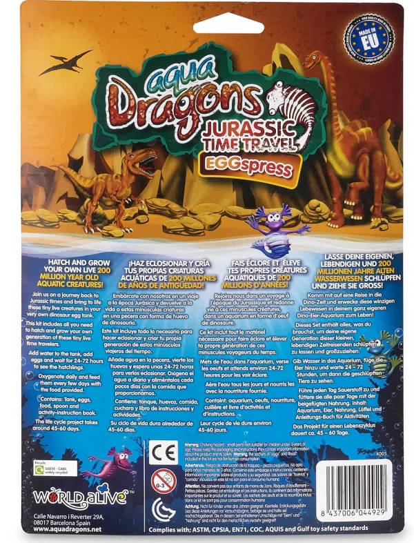Australian Geographic 5-7 Years | Educational-Aqua Dragons Jurassic EGGspress Blister