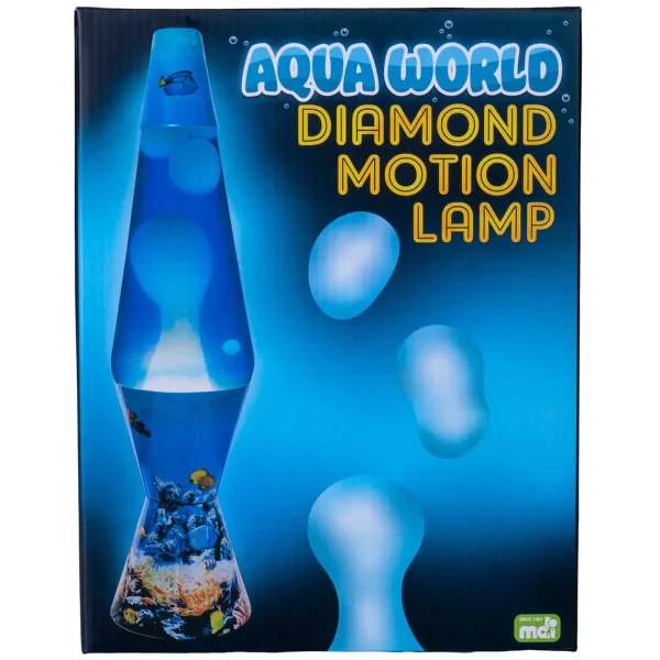 Australian Geographic 8+ Years | Lights-Aqua World Lava Lamp - Blue