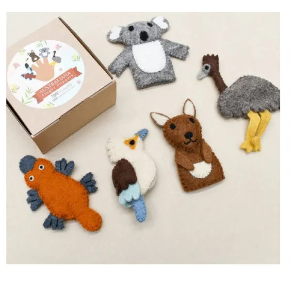 Australian Geographic Puppets-Australian Animals A - Finger Puppet Set