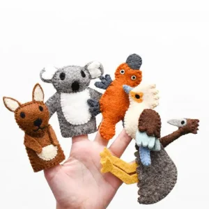 Australian Geographic Puppets-Australian Animals A - Finger Puppet Set