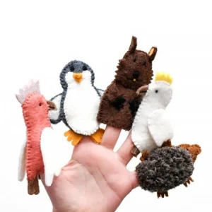 Australian Geographic Puppets-Australian animals B - finger puppet set