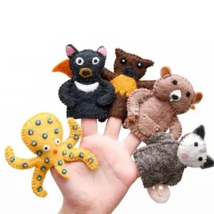 Australian Geographic Puppets-Australian Animals E - Finger Puppet Set