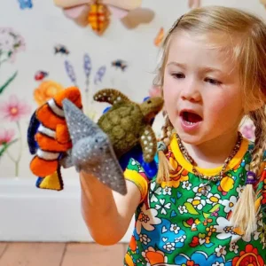 Australian Geographic Puppets-Australian Coral Reef Under the Sea - Finger Puppet Set
