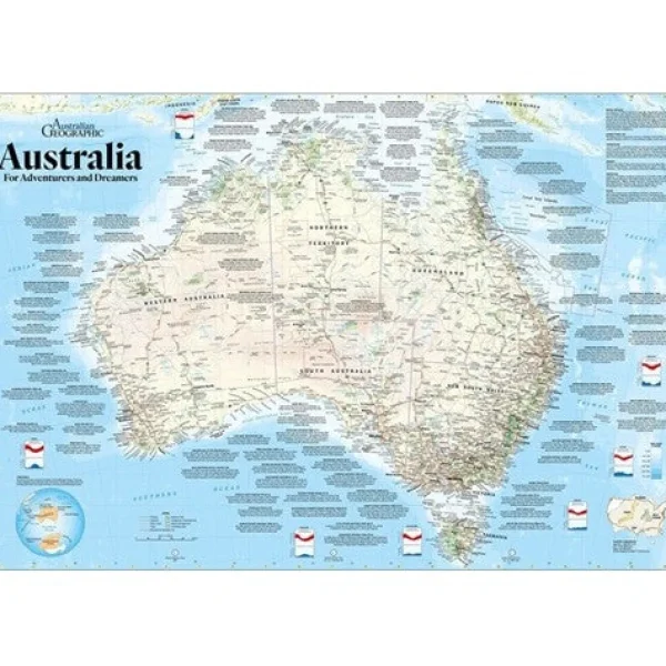 Australian Geographic Puzzles-Adventurers & Dreamers Puzzle and Poster 1000 pcs