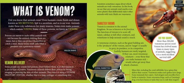 Kids Australian Geographic Science | Animals & Nature-Discover: Venomous Animals