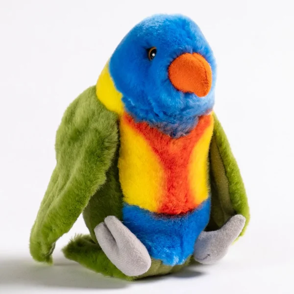 Australian Geographic Plush & Soft Toys | 0-24 Months-Baby Handfuls Lorikeet Soft Toy