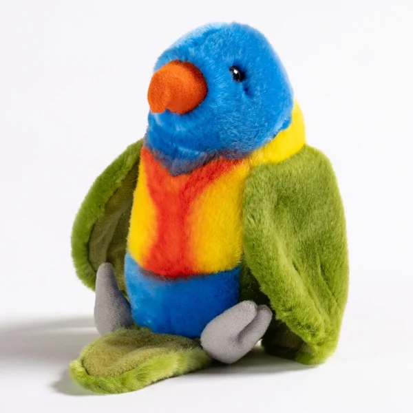 Australian Geographic Plush & Soft Toys | 0-24 Months-Baby Handfuls Lorikeet Soft Toy