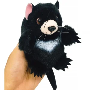 Australian Geographic Plush & Soft Toys | 0-24 Months-Baby Handfuls Tassie Devil Soft Toy