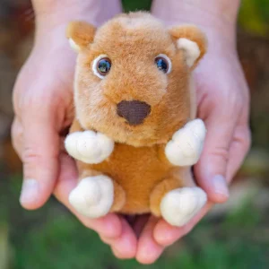 Australian Geographic Plush & Soft Toys | 0-24 Months-Baby Handfuls Wombat Soft Toy