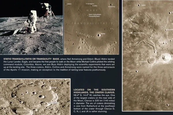 Australian Geographic Maps & Posters | Maps & Posters-Celestron Observer's Map of the Moon