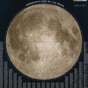 Australian Geographic Maps & Posters | Maps & Posters-Celestron Observer's Map of the Moon