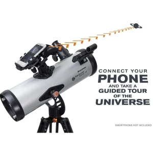 Australian Geographic Telescopes-Celestron Starsense Explorer™ LT 114AZ Smartphone App-Enabled Newtonian Reflector Telescope
