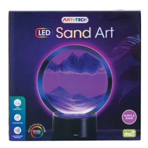 Australian Geographic 8+ Years | Lights-Circular LED Sand Art - Purple