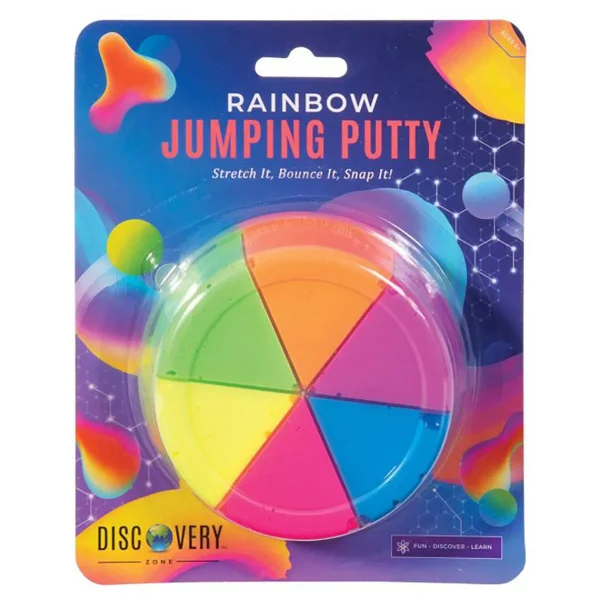 Australian Geographic 5-7 Years-Discovery Zone Rainbow Jumping Putty