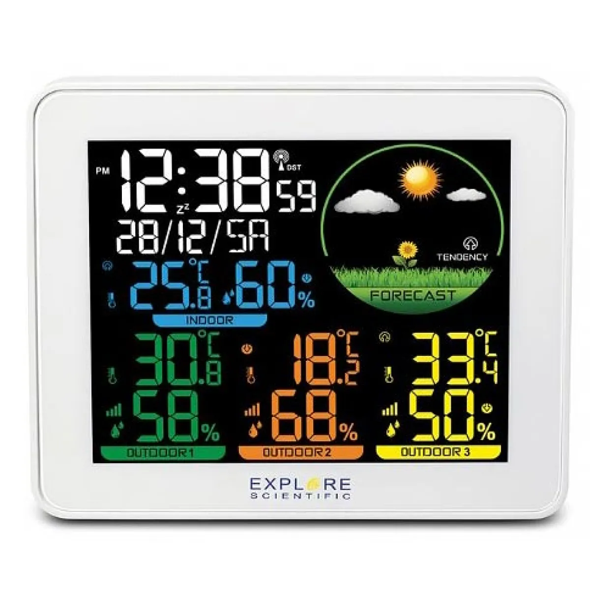 Australian Geographic Weather | Tech-Explore Scientific Colour Weather Station with Multi Sensors