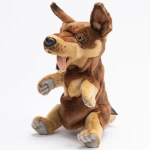 Australian Geographic Plush & Soft Toys | 0-24 Months-Hansa Australian Kelpie Puppy Puppet