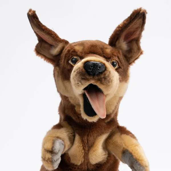 Australian Geographic Plush & Soft Toys | 0-24 Months-Hansa Australian Kelpie Puppy Puppet