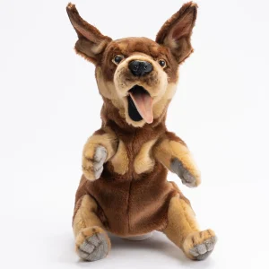 Australian Geographic Plush & Soft Toys | 0-24 Months-Hansa Australian Kelpie Puppy Puppet