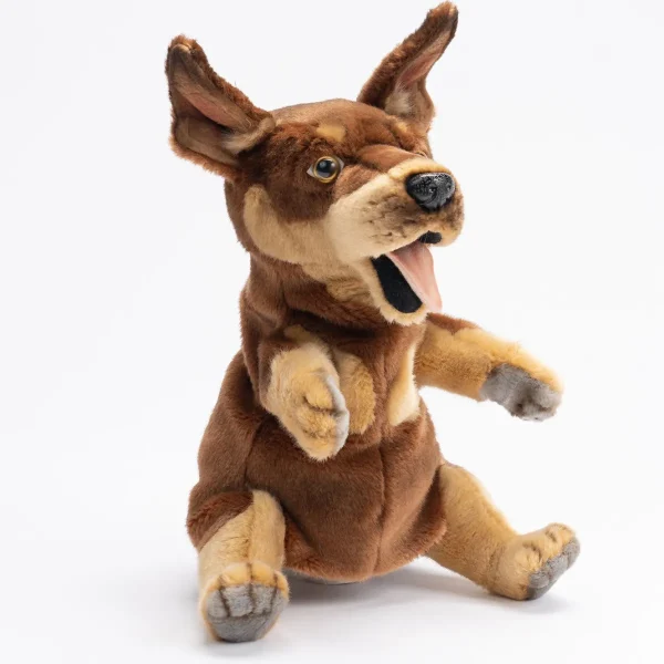 Australian Geographic Plush & Soft Toys | 0-24 Months-Hansa Australian Kelpie Puppy Puppet