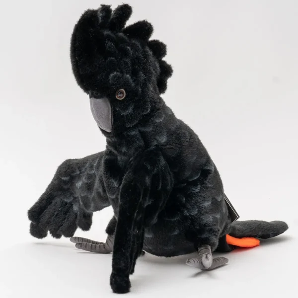 Australian Geographic Plush & Soft Toys | 0-24 Months-Hansa Black Cockatoo Puppet