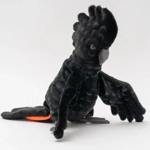 Australian Geographic Plush & Soft Toys | 0-24 Months-Hansa Black Cockatoo Puppet