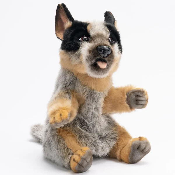 Australian Geographic Plush & Soft Toys | 0-24 Months-Hansa Blue Heeler Puppy Puppet