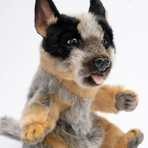 Australian Geographic Plush & Soft Toys | 0-24 Months-Hansa Blue Heeler Puppy Puppet