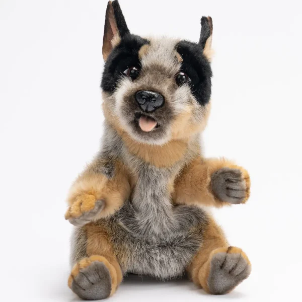 Australian Geographic Plush & Soft Toys | 0-24 Months-Hansa Blue Heeler Puppy Puppet