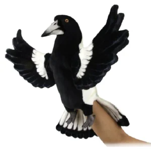 Australian Geographic Plush & Soft Toys | 0-24 Months-Hansa Magpie Puppet