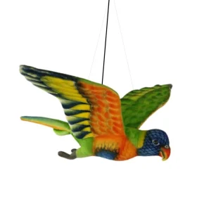 Australian Geographic Plush & Soft Toys | 2-4 Years-Hansa Rainbow Lorikeet Flying