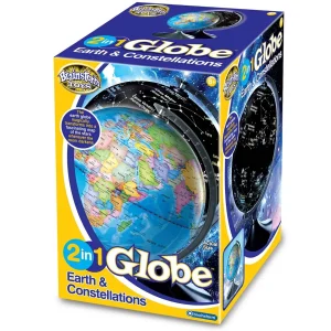 Australian Geographic World Globes | 8+ Years-2 in 1 Globe Earth and Constellations