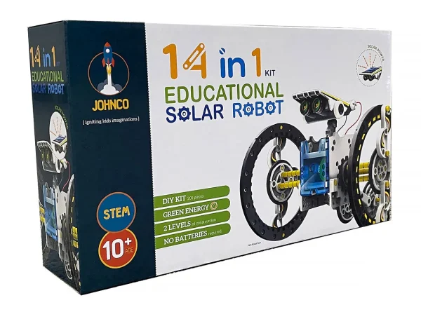 Australian Geographic 8+ Years | Outdoor-Johnco: 14 in 1 Educational Solar Robot