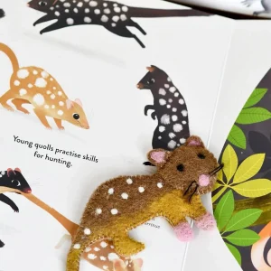Australian Geographic Puppets-Jumping Joeys Finger Puppets and Book Set by Sarah Allen