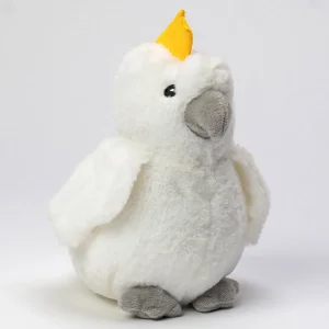 Australian Geographic Plush & Soft Toys | 0-24 Months-Kiara Cockatoo Plush Toy - 20cm