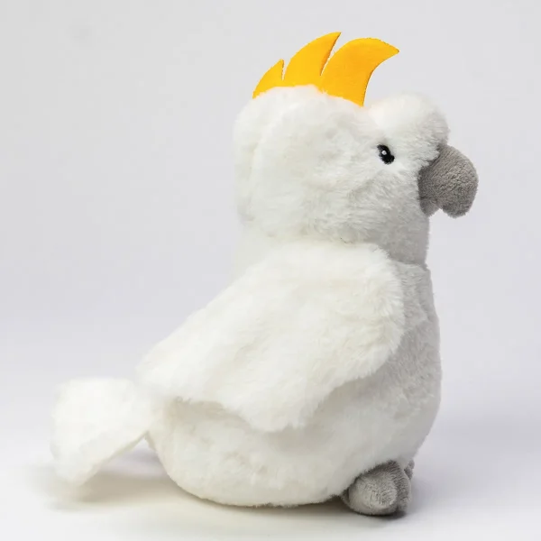 Australian Geographic Plush & Soft Toys | 0-24 Months-Kiara Cockatoo Plush Toy - 20cm