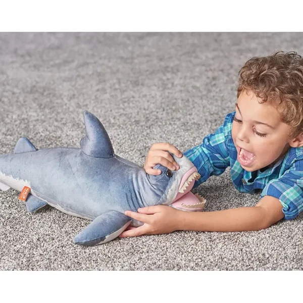 Australian Geographic Plush & Soft Toys | 0-24 Months-Living Ocean Great White Shark