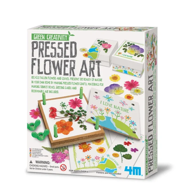 Australian Geographic 5-7 Years | Arts & Crafts-4M: Green Science: Pressed Flower Art