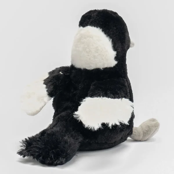 Australian Geographic Plush & Soft Toys | 0-24 Months-Melba Magpie Plush Toy - 20cm