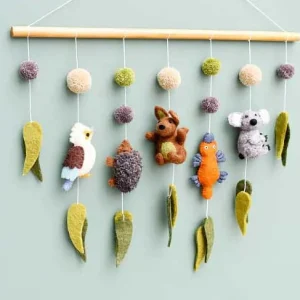 Australian Geographic Mobiles-Nursery Cot Mobile Hanging Australian Animals