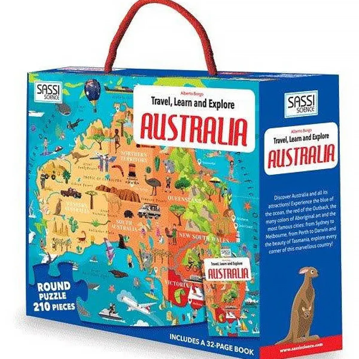 sassi_travel_learn_and_explore__puzzle_and_book_set__australia__pcs_0.webp Australian Geographic 8+ Years | Puzzles-Sassi Travel, Learn and Explore - Puzzle and Book Set - Australia, 210 pcs