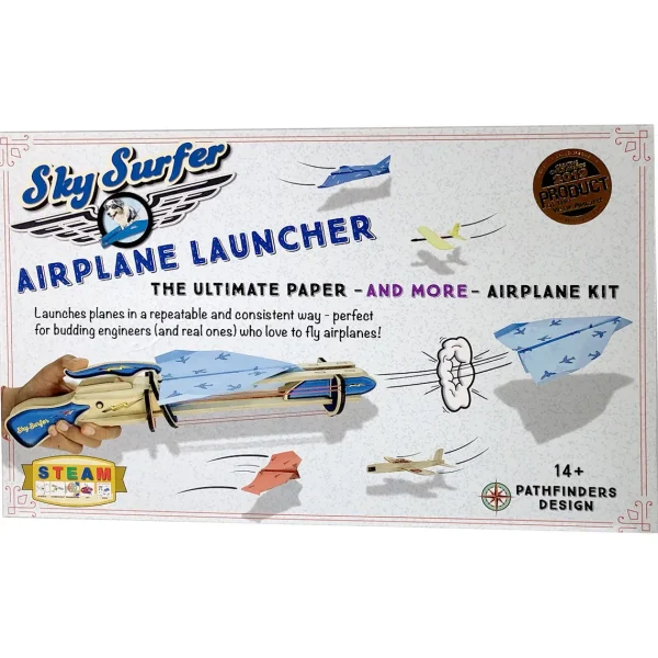 Australian Geographic Outdoor | Educational-Sky Surfer Paper Airplane Launcher