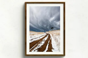 Australian Geographic Photography Prints-Snow Road' by Charles Davis