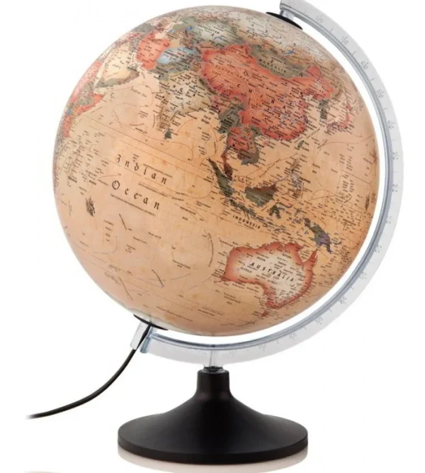 Australian Geographic World Globes-Solid A Antique 30cm World Globe